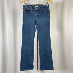 Halogen Women's Size 4 Flare Leg Blue Jeans Retro Medium Wash